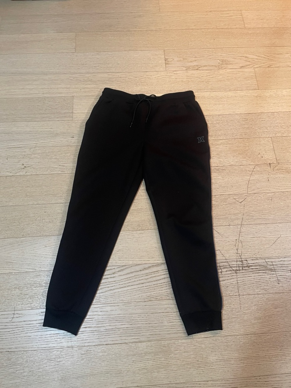 Hurley Black Drawstring Joggers